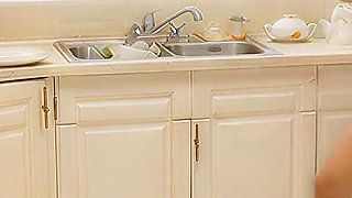 Torcelini and the Maid. Smashing Dishes and Stripping for Tips. a Maid Breaks Dishes. Full Video