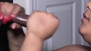 Thick Long BBC Gloryhole Milking