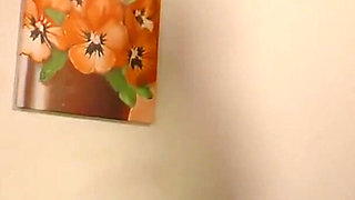 Blonde tattooed mature loves riding big cock on the couch