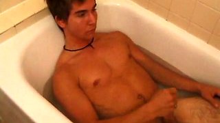 Amateur Brock Beating His Meat