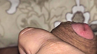 Handjob delivery from step mom to step son big dick in bed