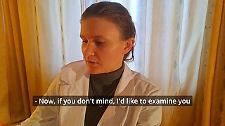Young russian doctor gave me a blowjob at the appointment! (ASMR POV)