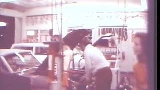 Vintage sex in the car