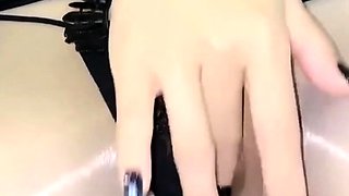 Nylon seamed foot fetish pt2
