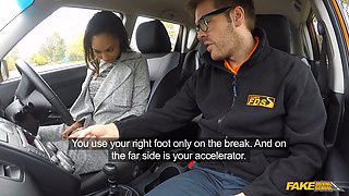 British teen gets creampied in fake driving school - everything will be fine!