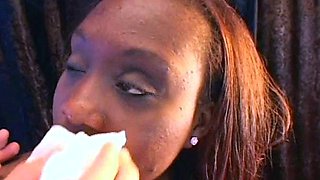 Interracial fucking and deep throat blowjob on sofa in hd