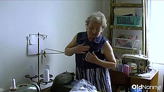 Hairy Mature Granny Fingers Herself And Plays With Toy