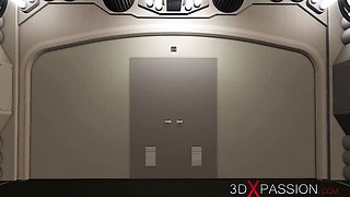 3DXPassion featuring lassie's extreme deepthroat clip