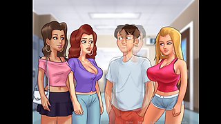 Cartoon sexxxxxxx, anime school, horny widows