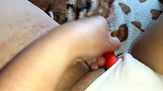 I Teased My Clit with a Vibrator Until I Cum