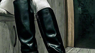 Divine Humiliation - Sharp Boots on the Slave