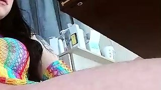 Jerking off shemale tranny solo play