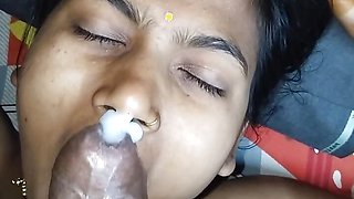 Desi aunty fuck her stepson cum in mouth