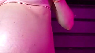 2 Bras and Pregnant Huge Belly! Belly Slaps