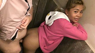 Bathroom Quickie With Creampie - Asian Sex Diary