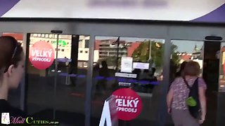 MALLCUTIES - Jana riding hard at her home