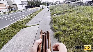 Debt4k. glazing her debt