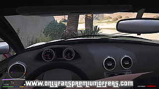 Trevor Sneaky Cheating with thick and curvy of dominant woman with perfect natural tits Tracey in his GT in the Beach part 2