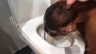 [WET] EXTREME! Newbie Asian Kit Kate 0% Pussy 1 on 1 intense anal, gape, ATM, piss in mouth & ass then drinking, Toilet face flush, Spit on face and face slapping, rimming - PissVids