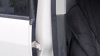 Public Agent: Stranded Biker Pick-up- Helped Him Warm up with Blowjob, Car Sex and Squirting Orga