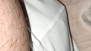 Step daughter caught touching Step dad dick oj his underwear