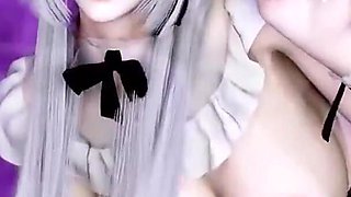 3D Asian Babe Naked Her Perfect Ass Sitting on the Big Dick