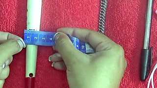 Japanese Wife Cervix insertion objects 2 vibrators and chain