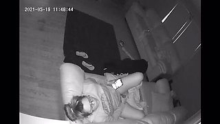 Babysitter Abby Kiss Caught Using Wife's Vibrator on Hidden Cam - Loud Orgasm & Wet Pussy