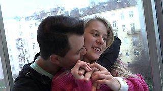 Czech Couple Has Hot Sex Lying On The Floor