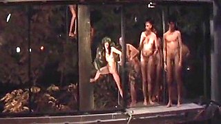 Theater Nude Art interactive Public Naked experiences Teatro Nudist