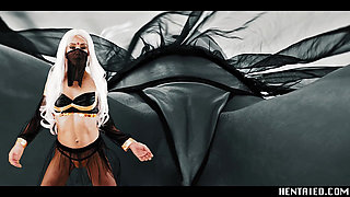 DP Fuck Machine Squirts Everywhere