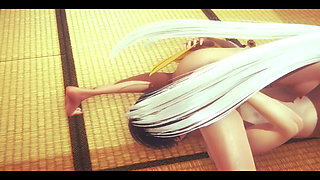 Genshin Impact Hentai - Ningguang Hard Sex in the Jade Chamber [handjob, Blowjob, 69, Fucked] - Japanese Asian Manga Anime Game