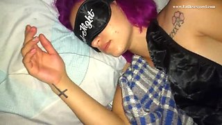 Amateur Teen Latina Stepdaughter Creampie Fucking in Pajamas - Homemade 18yo Petite Babe