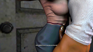 The Sexy Girl and the Lucky Neighbor - 3D Animation 4K