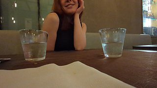 Risky Bathroom Public Sex I Fuck on a Date with a Guy I Met Online Dia Ita