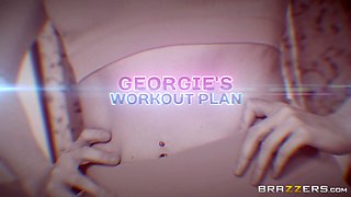 Georgie's Workout Plan With Georgie Lyall, Sam Bourne - Brazzers