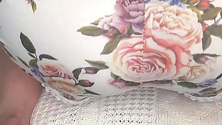 Floral Granny Panties Fart Session