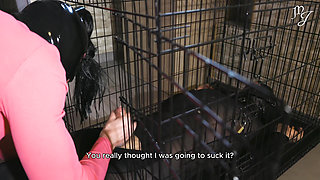 My Sissy Sucks My Locked Husband… Who Thinks It’s Me - Mistress Julia