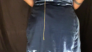 crossdresser sharara shiny silki vwlvet dress