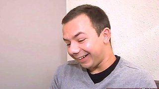German teen slut fucked at casting