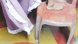 Desi bhabhi night fun with a toy