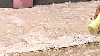 African Lesbian Lover Playing Local Game in Outdoor