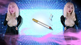 Dangerous Breath Play and Pleasure - Funny Cigarette JOI Game