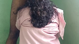 House Maid Enjoying Standing Sex