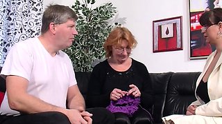 Mature German housewife undergoing sex therapy