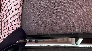Sexy Feet and Fishnet Pantyhose Asmr
