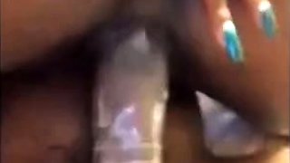 Freaky Black Beauty Rides Hard and Finger-Teases