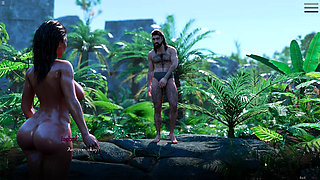 Girls Need Helps In Island Isable Having Fun In Beach