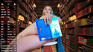 NAUGHTY AT LIBRARY!!