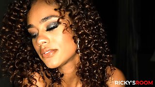 Scarlit scandal gets predominated by rickys Big Black Cock